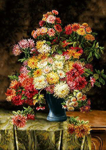 d91134ca-7c0a-4470-8566-03a6a4c7d6c8 نخ و نقشه تابلو فرش دستبافت طرح گلهای شادی