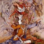 نخ و نقشه تابلوفرش طرح تمنای بخشایش