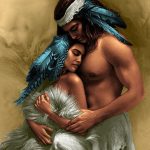 نخ و نقشه تابلوفرش طرح عشق مقدس