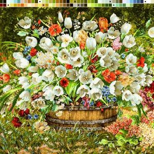 نخ و نقشه تابلوفرش طرح آشوب حسن روی تو