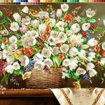 نخ و نقشه تابلوفرش طرح حدیث عشق