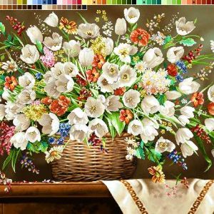 نخ و نقشه تابلوفرش طرح حدیث عشق