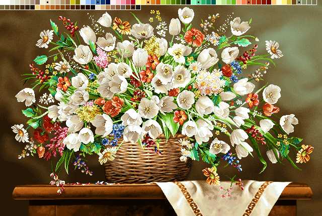 نخ و نقشه تابلوفرش طرح حدیث عشق