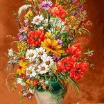 نخ و نقشه تابلوفرش طرح خاطرات بهار