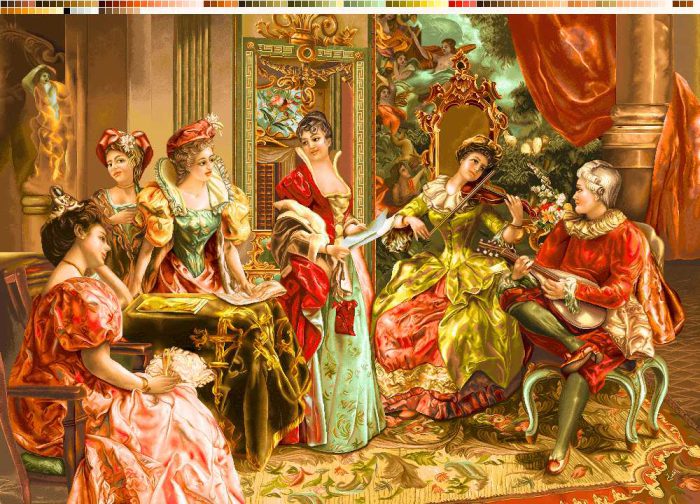 prod5286-1-700x504 نخ و نقشه تابلوفرش طرح کلاس موسیقی بزرگ