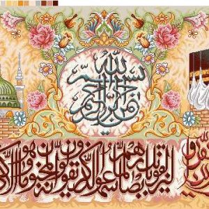 نخ و نقشه تابلوفرش طرح وان یکاد5788 