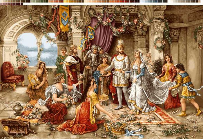 prod5826-1-700x481 نخ و نقشه تابلوفرش طرح عروسی فرمانده سایز کوچک