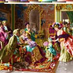 نخ و نقشه تابلوفرش طرح جشن تولد مادر بزرگ