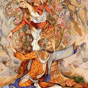 نخ و نقشه تابلوفرش طرح تمنای بخشایش سایز متوسط