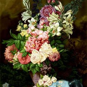 نخ و نقشه تابلوفرش طرح فراغ یار