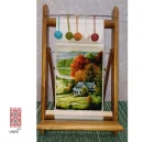 دارچوبک دستبافت طرح منظره