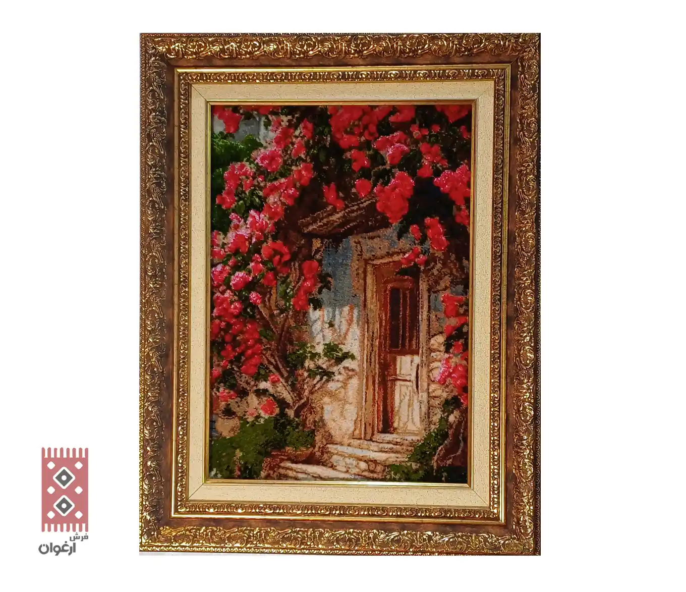 تابلوفرش-دستباف-درب-باغ تابلو فرش دستباف درب باغ تابلو فرش دستباف درب باغ