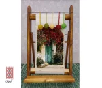 دارچوبک دستبافت طرح درب باغ