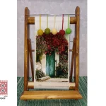 دارچوبک دستبافت طرح درب باغ