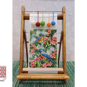 دارچوبک دستباف طرح دو پرنده