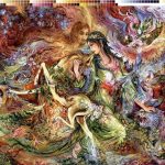 نخ و نقشه تابلوفرش طرح عطوفت