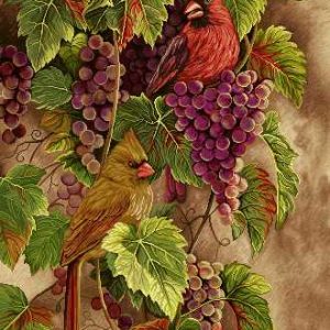 نخ و نقشه تابلوفرش طرح تاک انگور کاکل بسر