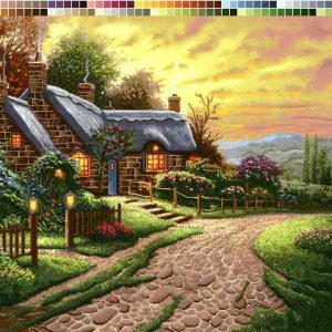 90رنگ ابعاد 603*406گره تهیه شده از با کیفیت ترین نخ های کرک و ابریشم نخ ها به صورت کلاف همراه با نقشه کامپیوتری هستند