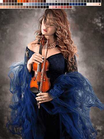 prod6690 نخ و نقشه تابلوفرش طرح آوای عشق