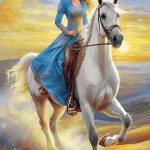 نخ و نقشه تابلوفرش طرح همسفر