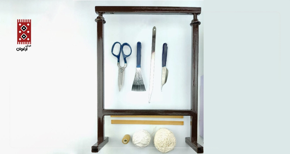 آموزش صفر تا صد بافت تابلوفرش در منزل + پروژه پس از اتمام دوره ابزار بافت تابلوفرش دستباف