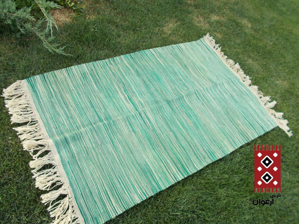 گلیم مدرن سبز