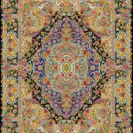 نخ و نقشه فرش زیرپایی سنتی 3561