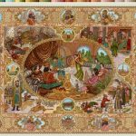 نخ و نقشه فرش بزم خسرو پرویز