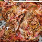 نخ و نقشه تابلوفرش طرح نوای طبیعت