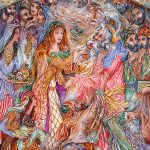 نخ و نقشه تابلوفرش طرح رنج نیک فرجام