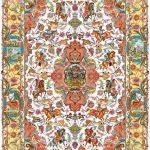 نخ و نقشه فرش زیرپایی شکار 2