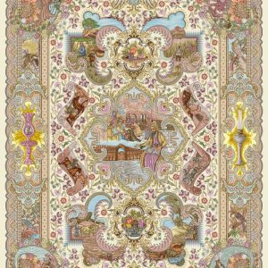 نخ و نقشه فرش زیرپایی دستور پادشاه