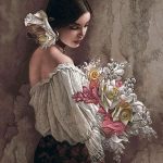 نخ و نقشه تابلوفرش طرح لحظه دیدار