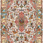 نخ و نقشه قالیچه شکار