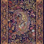 بوته ای گل و پرنده