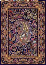 بوته ای گل و پرنده