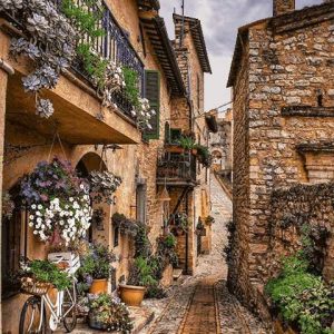 نخ و نقشه تابلوفرش طرح اسپلو در ایتالیا