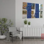 تابلو کالیگرافی مدرن انعکاس کلمات