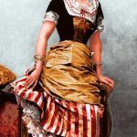 نخ و نقشه تابلوفرش طرح الیزابت