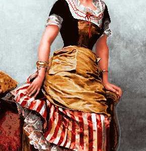 نخ و نقشه تابلوفرش طرح الیزابت