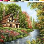 نخ و نقشه تابلوفرش طرح حس زندگی