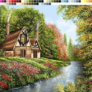 نخ و نقشه تابلوفرش طرح حس زندگی