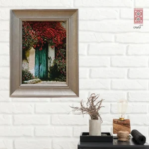 تابلوفرش دستباف طرح درب خرمشهر