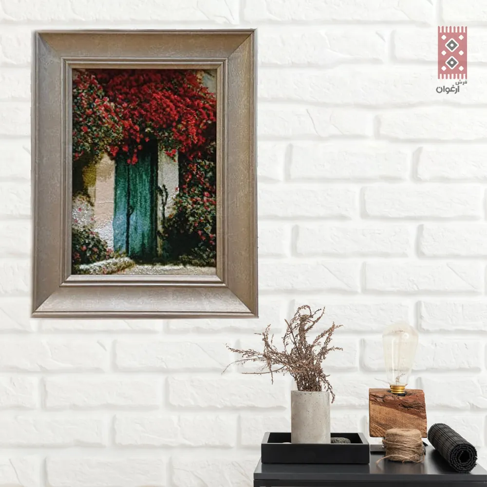 تابلوفرش دستبافت کوچک 1 تابلوفرش دستباف طرح درب خرمشهر