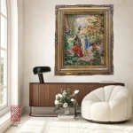 تابلو فرش دستباف الهه محبت