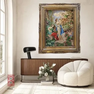 تابلو فرش دستباف الهه محبت